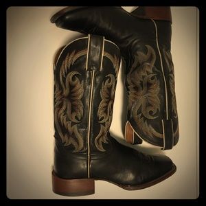 NOCONA Womens Ranahan NL4035 Size 8.5 B Black Boot